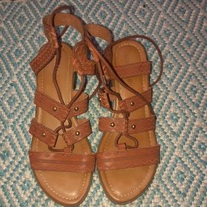 Madden Girl Aztec Print Sandals